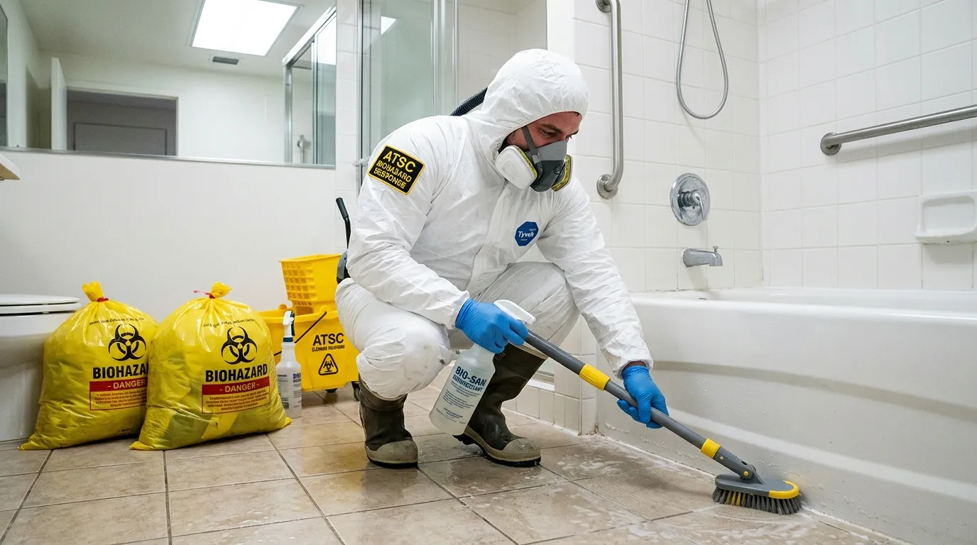 Decontamination equipment deployed for Blood Cleanup in Glen Carbon